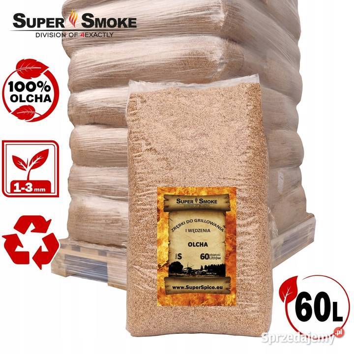 Zrębki Wędzarnicze Super Smoke OLCHA KL02 13mm Białystok