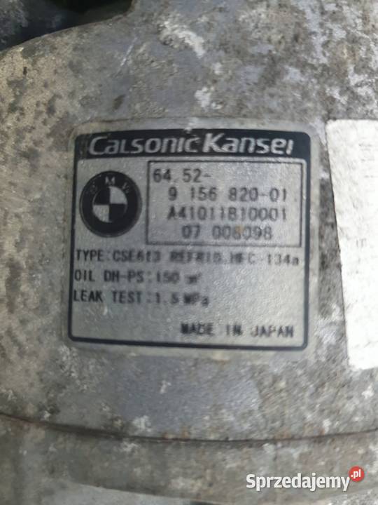 SPRĘŻARKA KLIMATYZACJI BMW E90 E91 20 i pompa Chełm