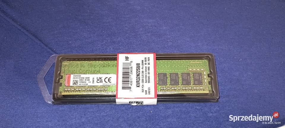 Pamięć RAM Kingston ValueRam DDR4 8GB 3200 CL22 Pamięci śląskie Dąbrowa Górnicza