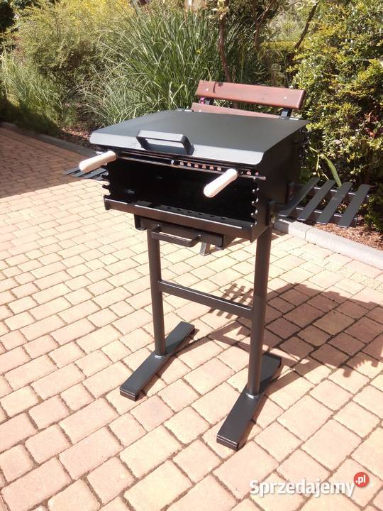 Grill na 2 standardowe tacki z popielnikiem HIT Damasławek