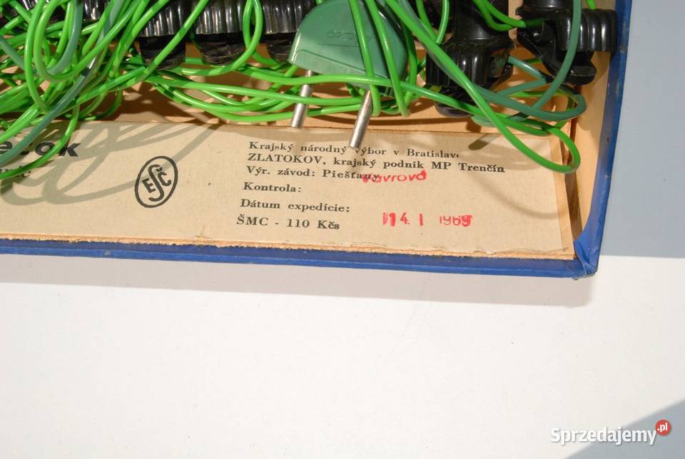 Stara ozdoba choinkowa lampki światełka śląskie Cieszyn