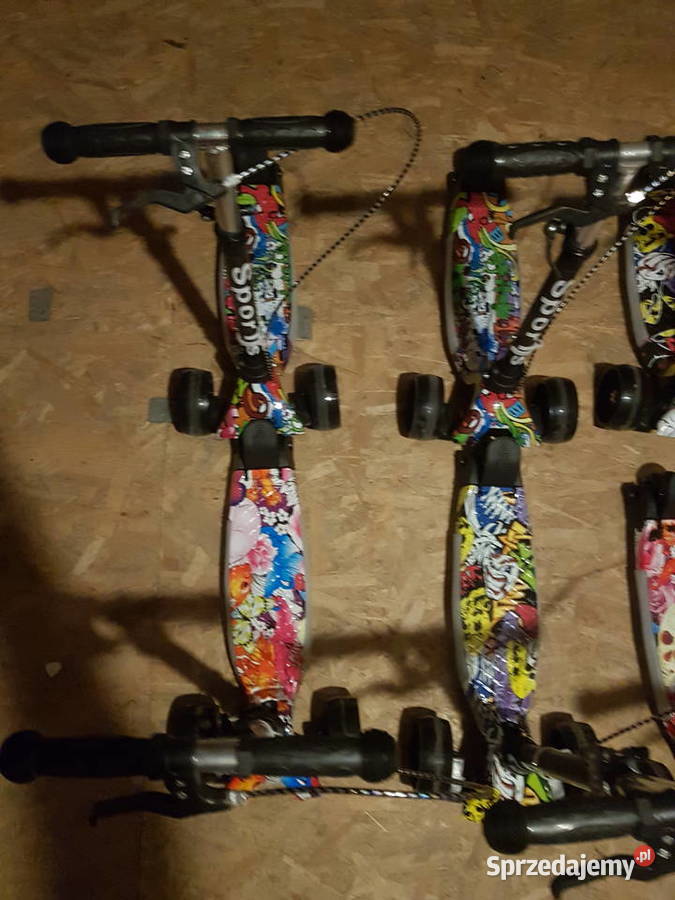 HULAJNOGA BALANSOWA CZTEROKOŁOWA KOŁA LED Głogowa