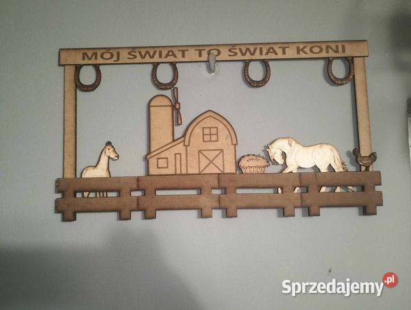 ozdoba scienna moj swiat koni wymiary 39x22 Nowy Targ