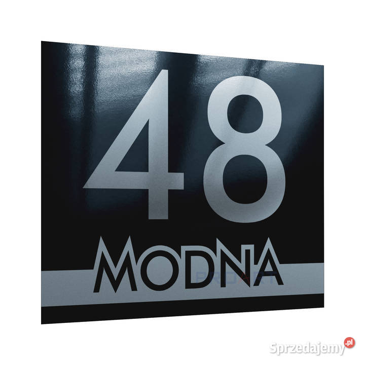 METALOWA tabliczka adresowa numer domu dom 30x25 mazowieckie Warszawa sprzedam