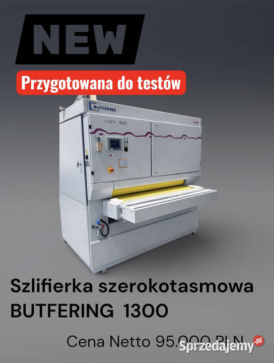 Szlifierka szerokotaśmowa BUTFERING Lucky małopolskie Wadowice