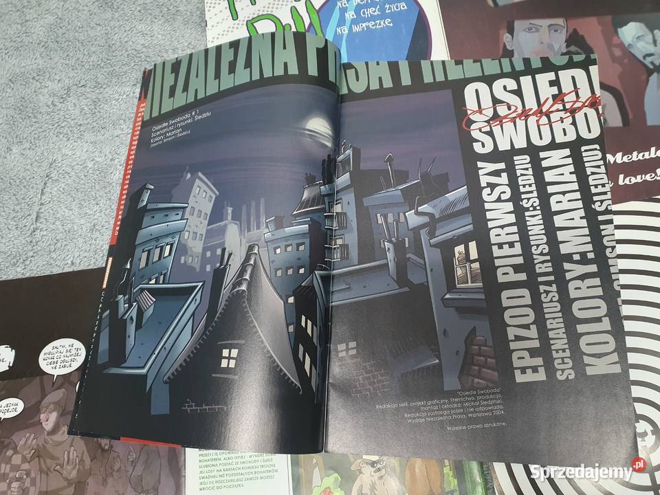 Osiedle Swoboda zestaw 6 komiksów wydanie1 2005 Gdynia