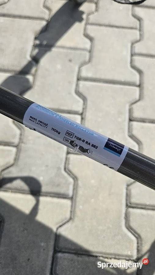 Chodzik starszych osób Aluminiowa podpórka opolskie Kędzierzyn-Koźle