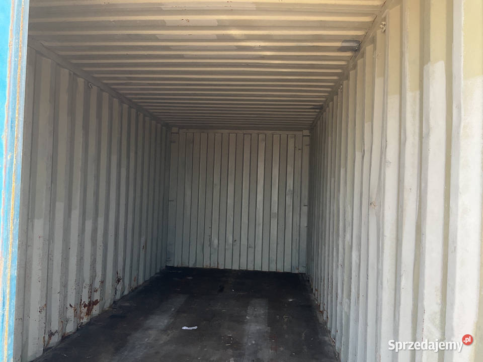 Kontener morski magazyn 20DV 6 metrowy używany Grudziądz
