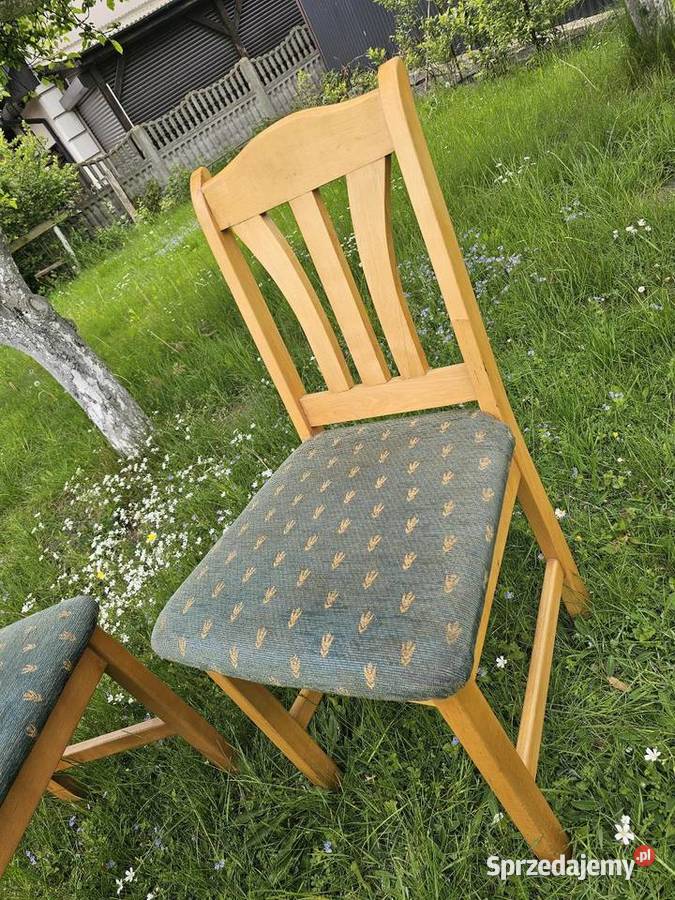 Krzesła drewniane 4 Ogrodzieniec