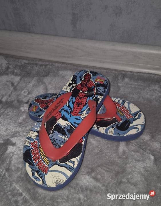 Klapki japonki chłopiec Marvel Comics Spiderman Łódź