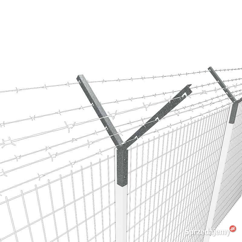 Wysięgnik dwuramienny y 30x30x3 mm do zasieków Pozostałe