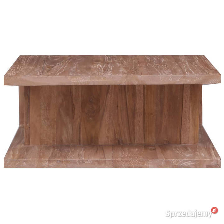 Stolik kawowy 70 x 70 x 30 lite drewno tekowe