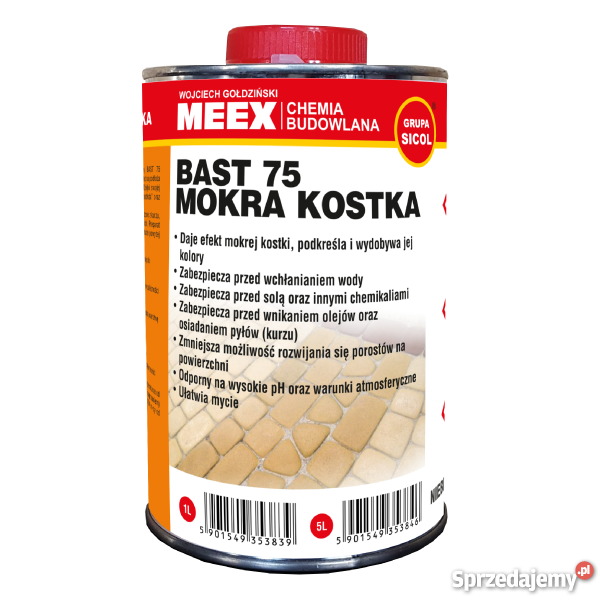 Impregnat Mokra Kostka Bast75 1L Materiały budowlane Andrychów