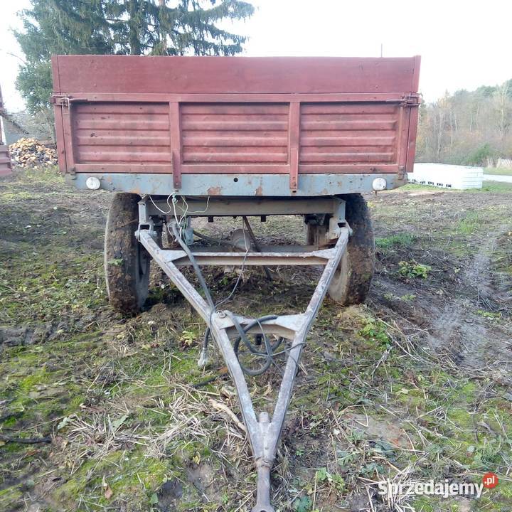 Przyczepy D46 i D732 z dokumentami nieuszkodzony Trościanka
