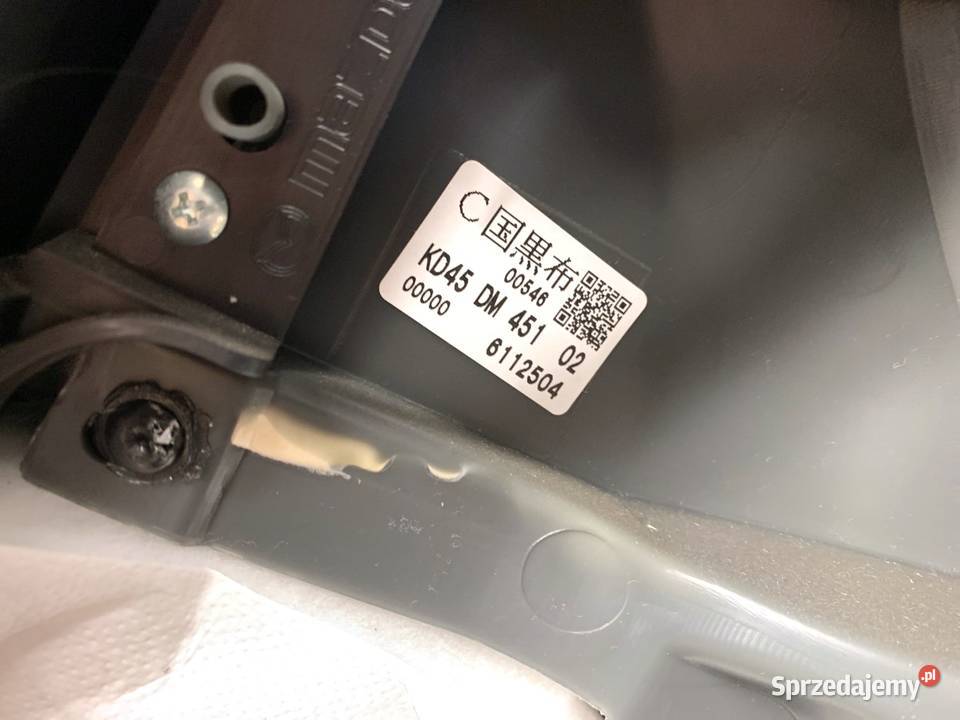 BOCZEK DRZWI LEWY PRZÓD MAZDA CX5 SUV 1117 osobowe