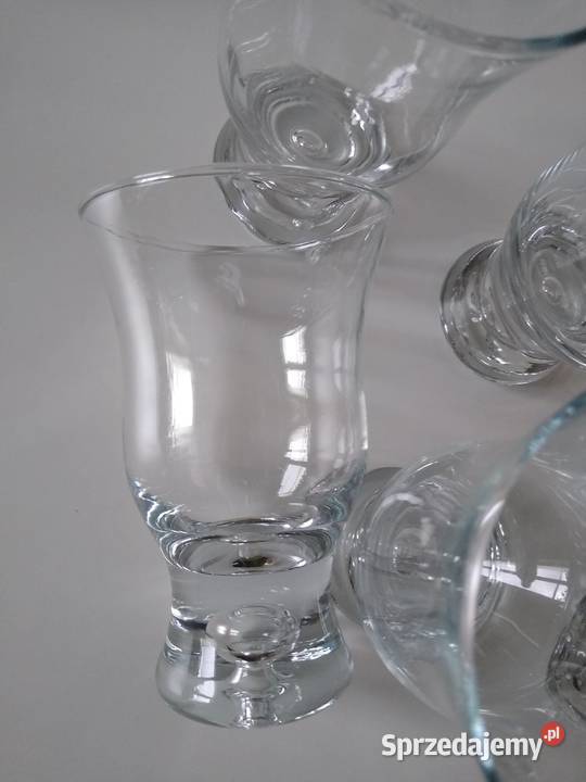 Szklanki 6 sztuk z kulką w dnie Gdańsk