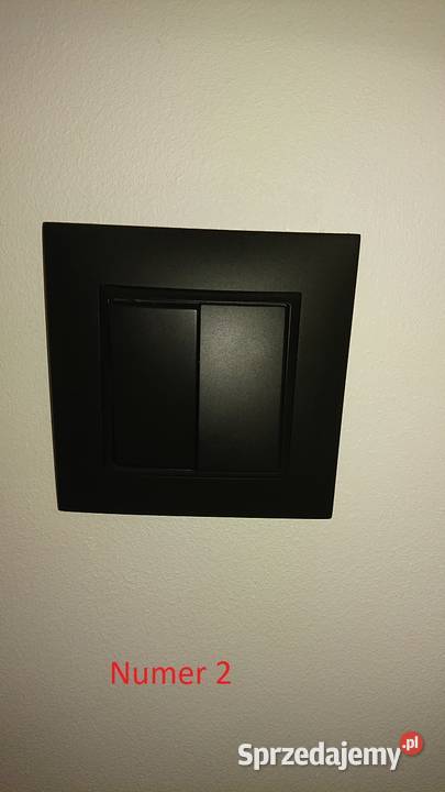 Wyłączniki Ospel czarny mat Władysławowo