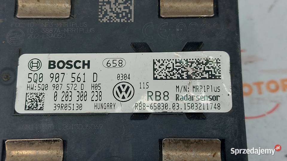 VW SKODA 16 D radar odległości ACC 5Q0907561D świętokrzyskie