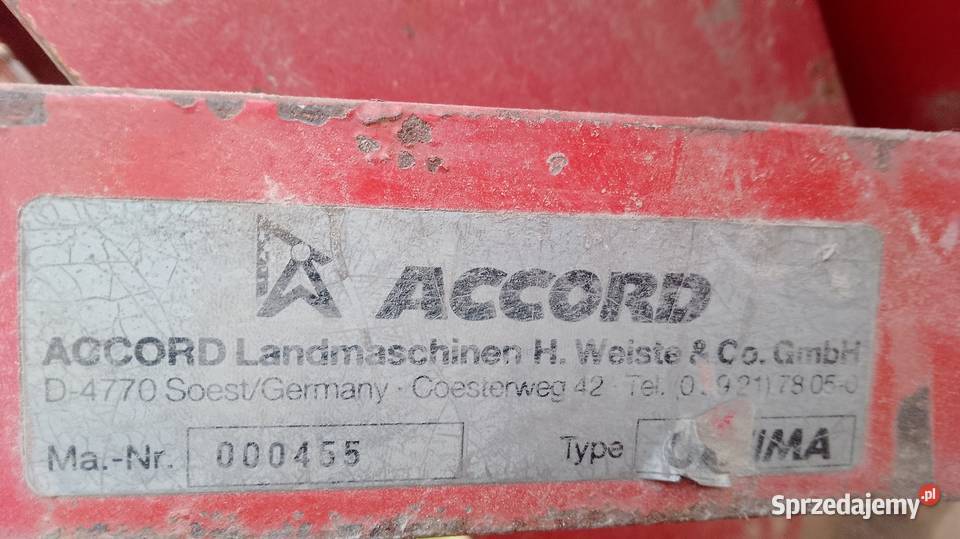 Siewnik kukurydzy kverneland Optima 6 nieuszkodzony opolskie Namysłów