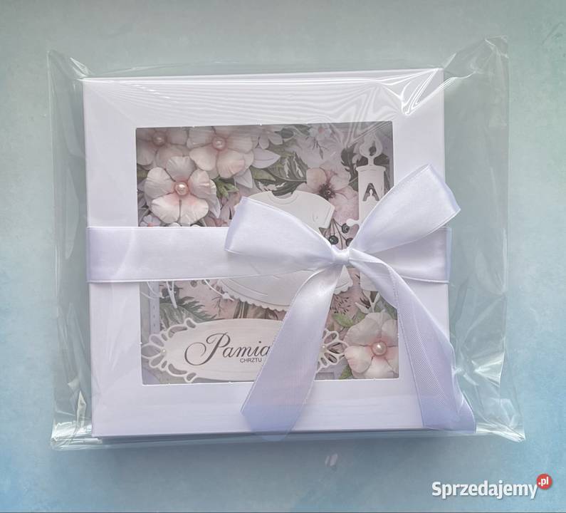 Personalizowana kartka na chrzest ręcznie Dla Dziecka sprzedam