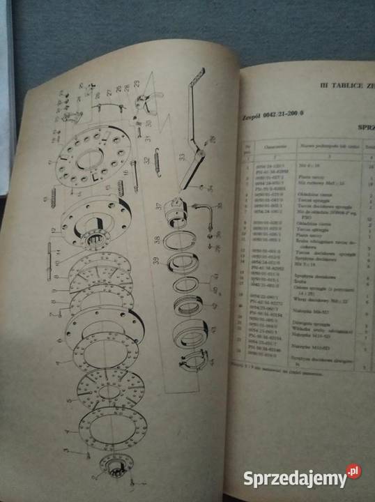 Katalog części Ursus 330 oryginalny z roku 1971 lubelskie Lublin