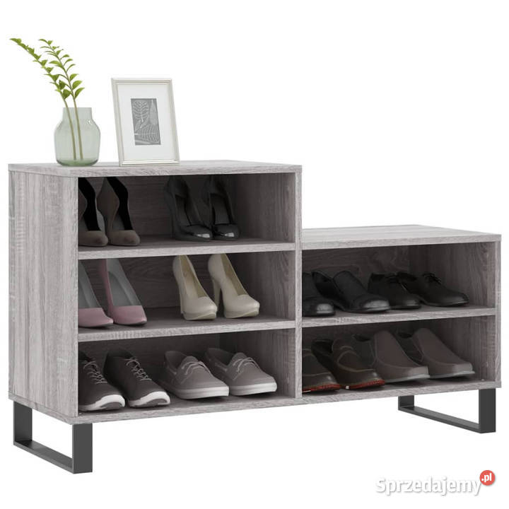Szafka na buty szary dąb sonoma 102x36x60 Warszawa