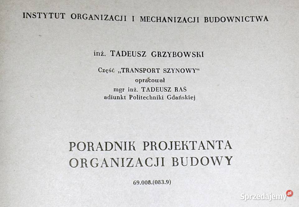 Poradnik projektanta organizacji budowy Tadesuz lubelskie Chełm