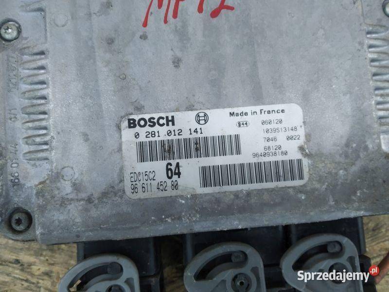 STEROWNIK SILNIKA KOMPUTER PEUGEOT 807 Gliwice