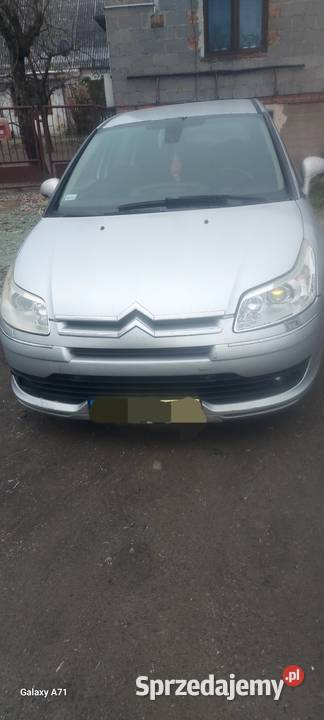 Citroen c4 20 hdi 2005 srebrny Gąbin