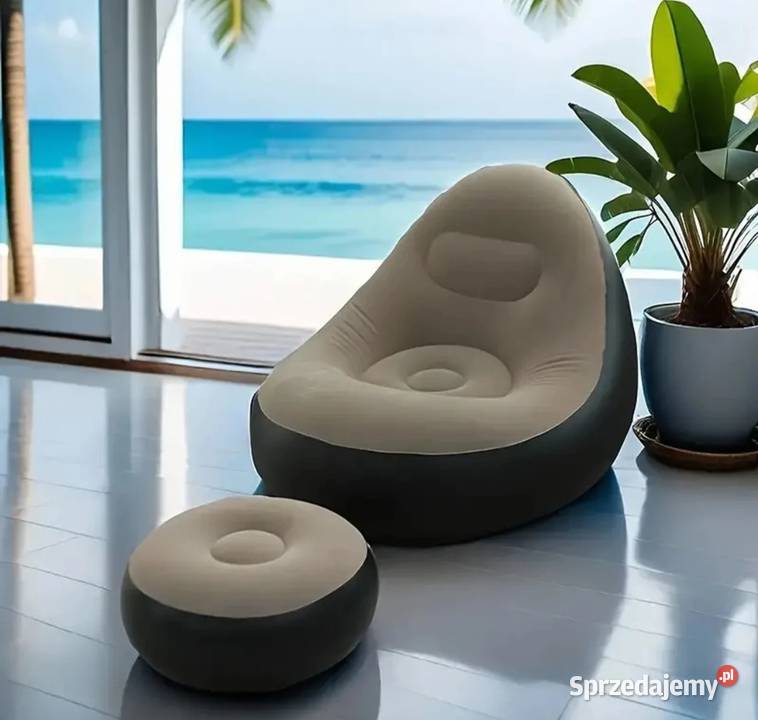 2 częściowy zestaw fotel nadmuchiwany Gdańsk