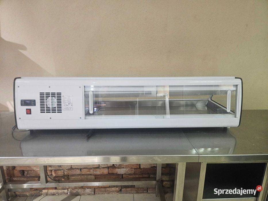 Lada chłodnicza sushi biała 130 R600a LED 5x GN Góra