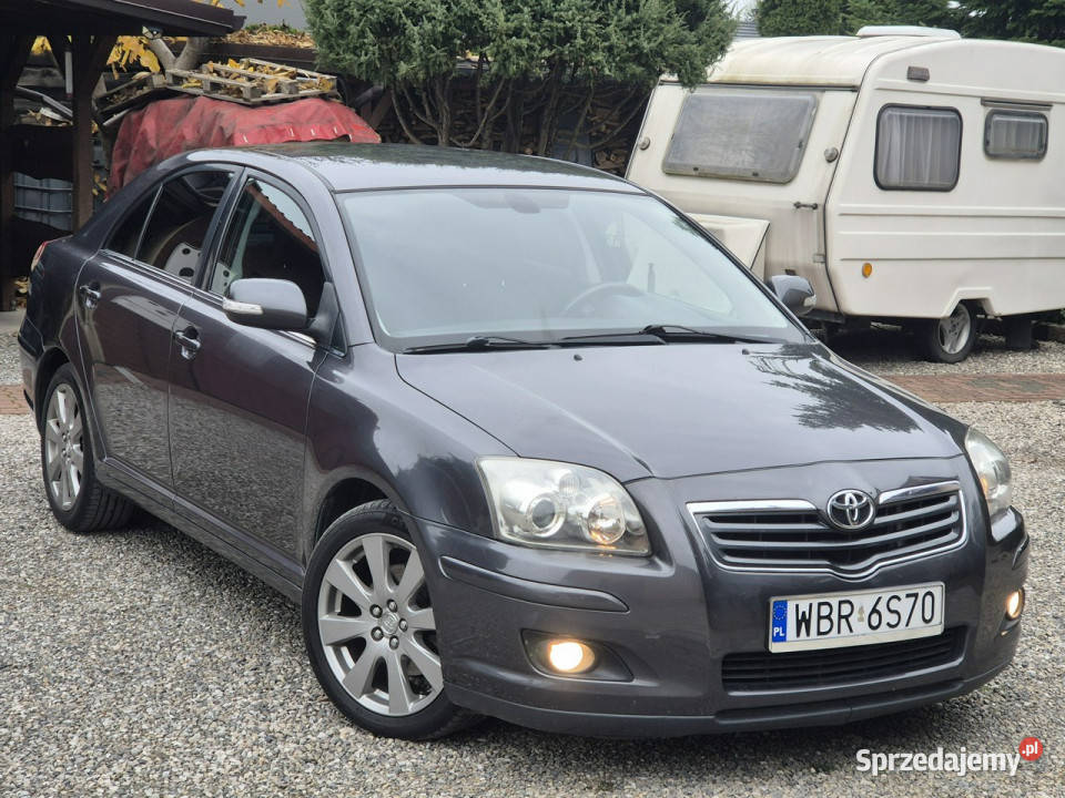 Toyota Avensis 18B 129 2007r Bogata Wyjątkowo manualna Samochody osobowe