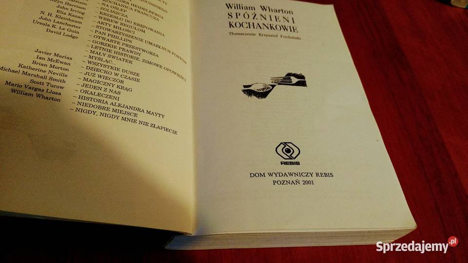 Spóźnieni kochankowie William Wharton Salamandra Gdańsk sprzedam