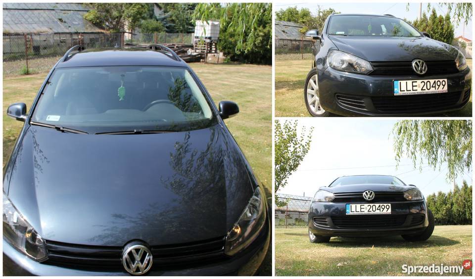 Golf VI 16 TDI Kombi 2010 szary lubelskie Łęczna