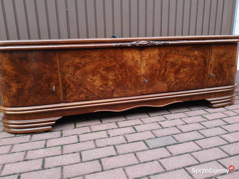 Komoda Szafka RTV ARTDECO OrzechDąb Niska Stara Swarzędz