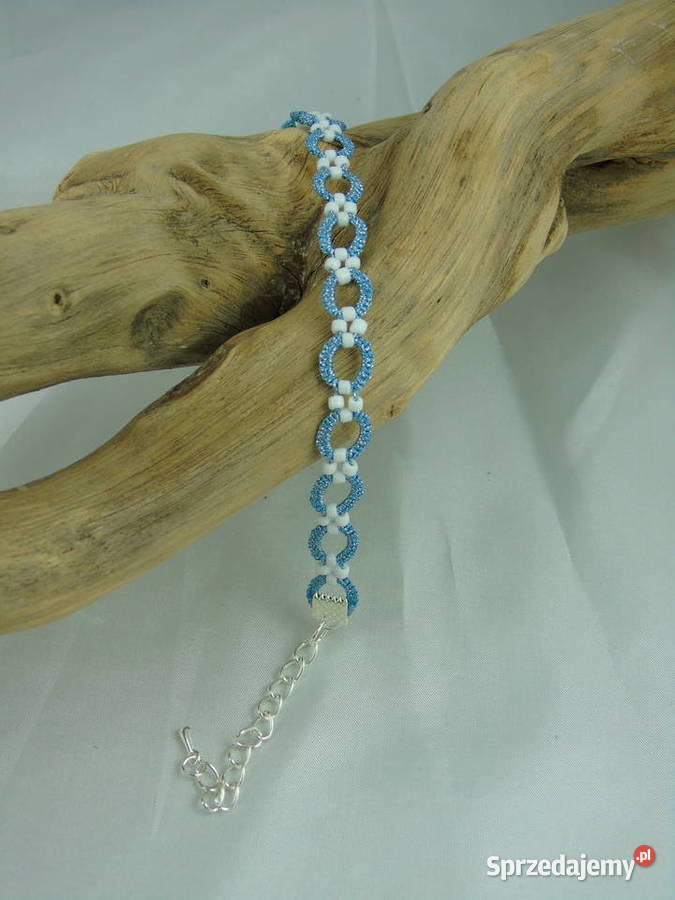 Bransoletka koronkowa Wiśniowa