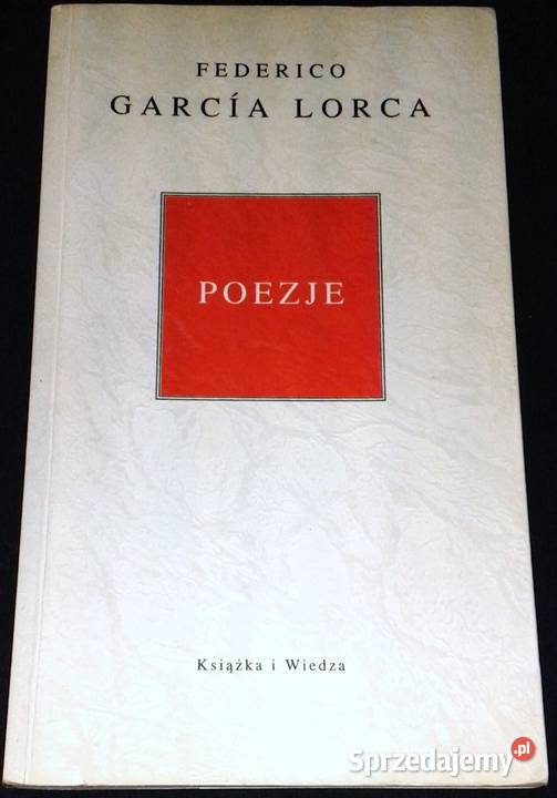 Poezje Federico Garca Lorca sprzedam
