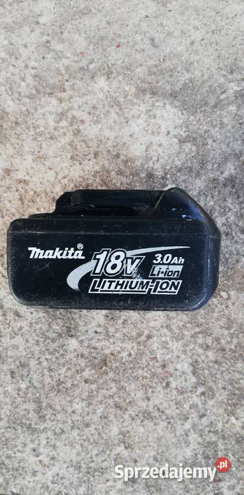 MAKITA 18V 3aH bateria akumulator uszkodzona mazowieckie Poświętne