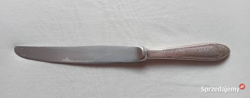 Platerowany nóż stołowy Hefra MET 90 PRL sprzedam