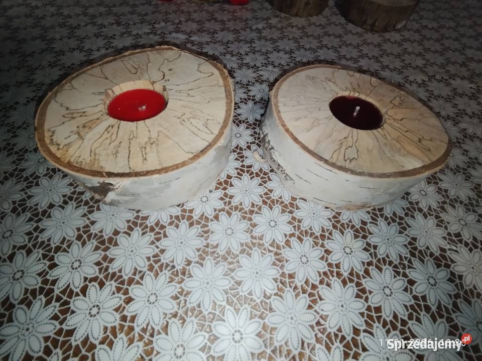 Świeczniki z brzozy Szubin