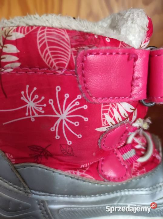 buty zimowe kozaki ocieplane śniegowca kalosze dziewczynka Kielce sprzedam