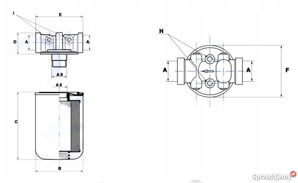 GŁOWICA 34 FILTR HYDRAULICZNY SSAWNY Solec Kujawski
