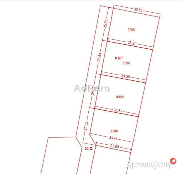 Grunt Sadowice Szkolna 1800m2 dolnośląskie