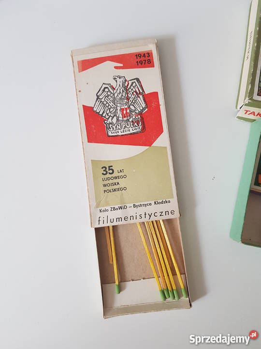 Kolekcjonerskie zapałki PRL Pozostałe Warszawa