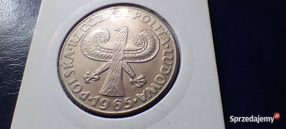 Stare monety 10 złotych 1965 Kolumna Polska 1 Lesko