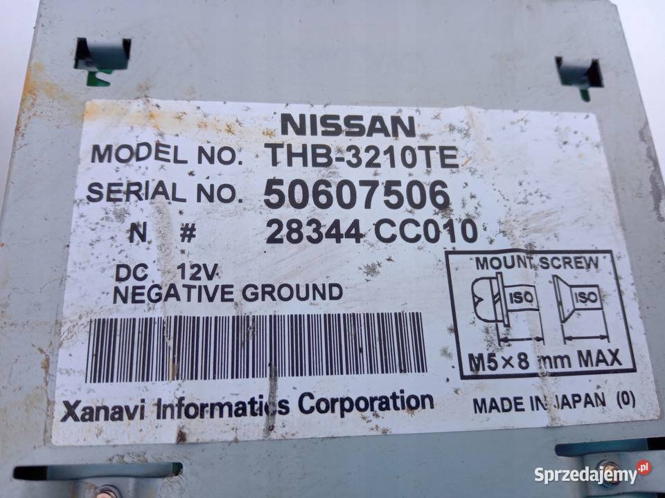 MODUŁ STEROWNIK NAWIGACJI NISSAN MURANO Z50 wyposażenie elektryczne Nowy Tomyśl