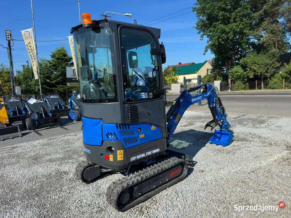 Nowa Minikoparka RIPPA R15 ECO Kubota Jcb Kraków