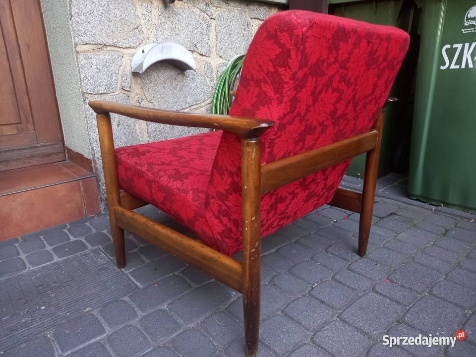 Fotele GFM 142 Edmund Homa PRL vintage Rawicz sprzedam