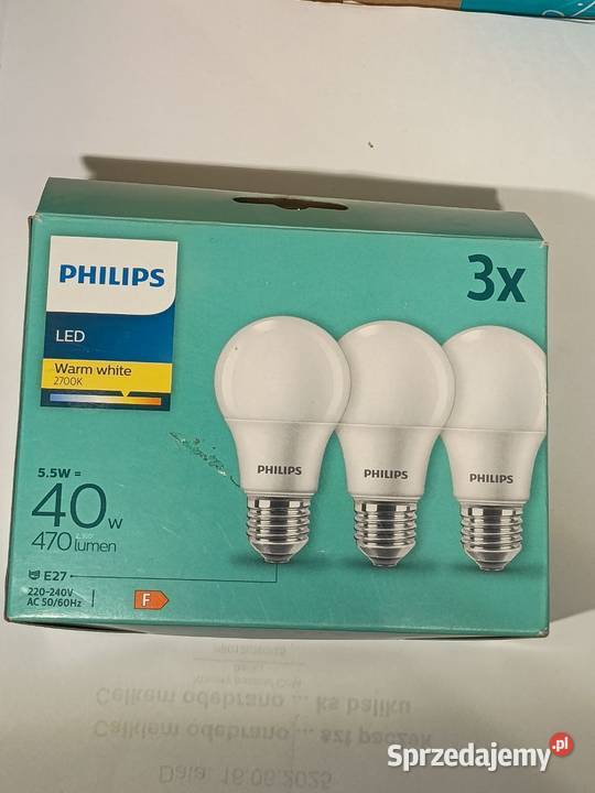 TANIO Żarówki Led Philips E27 8W 60W 55W 40W E27 Żarówki i świetlówki Sosnowiec