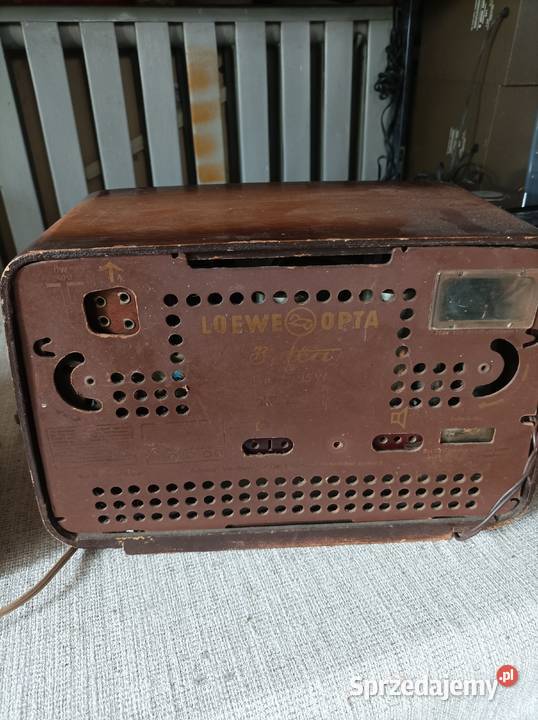 Małe radia lampowe Telefunken Loewe Opta Płock